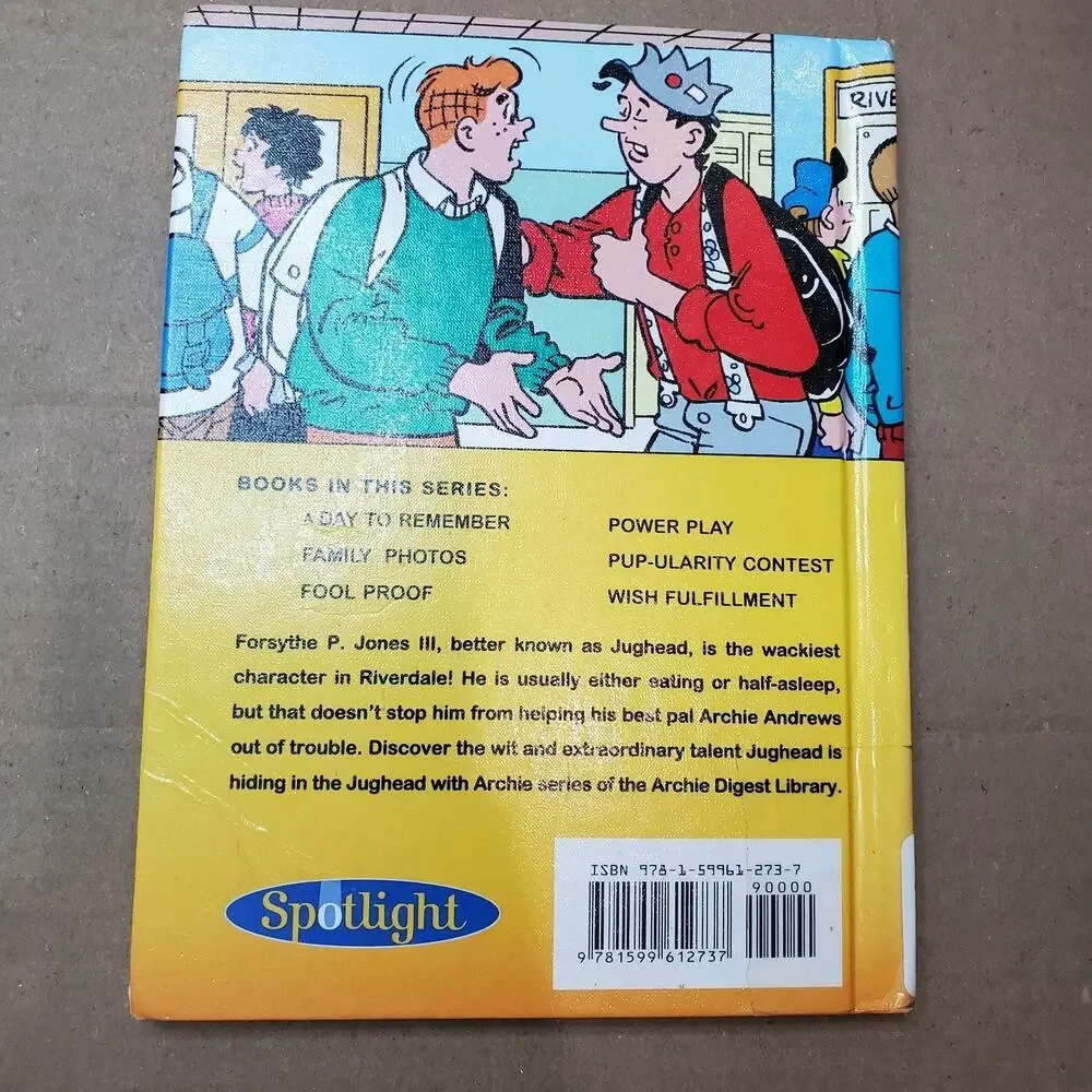 Archie Digest Library Jughead with Archie Lot Of 3, Spotlight Ex Library Binding